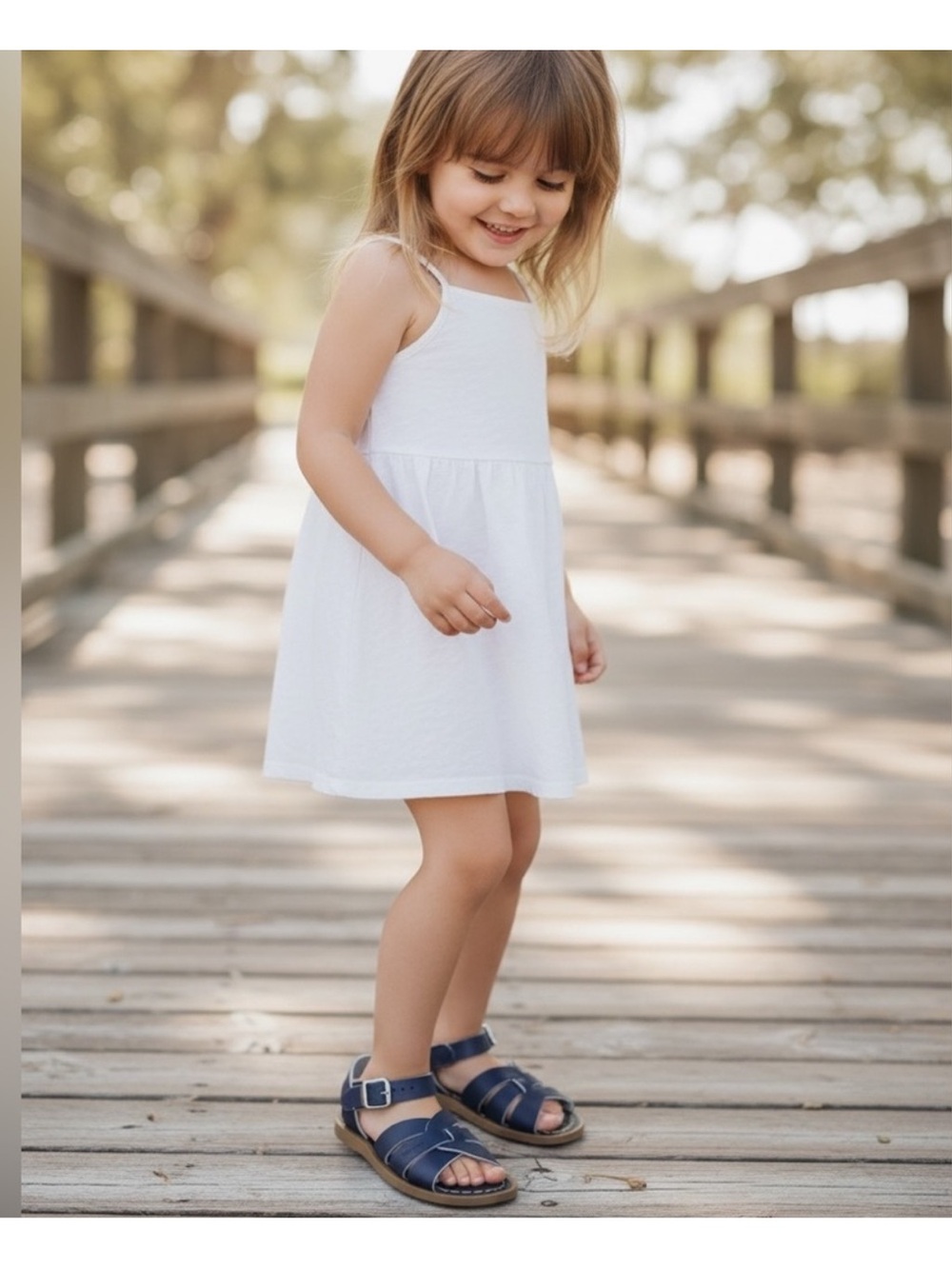 Salt Water Sandals Navy Blue Toddler Size 8